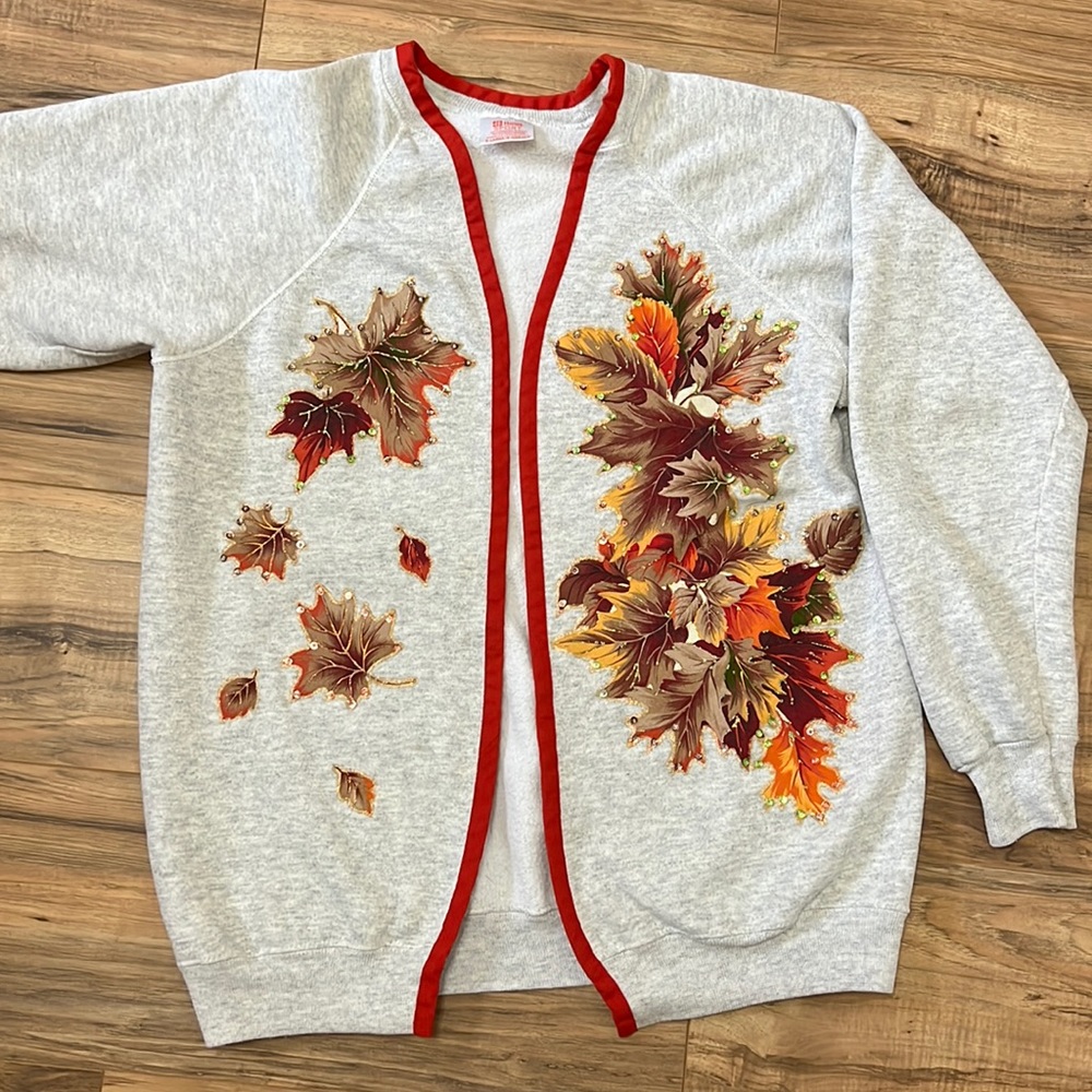 Vintage Cardigan Sweater Hanes Sport Sz XL